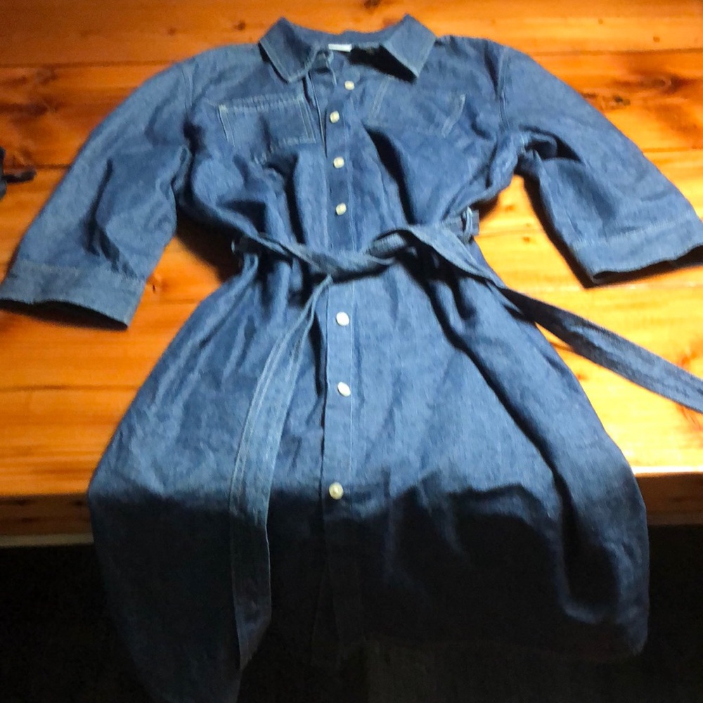 XL jean dress